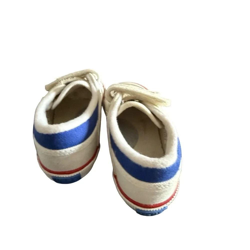 Vintage‎ Keds out to play tricycle bike hook loop sneakers sz 6 1/2 toddler